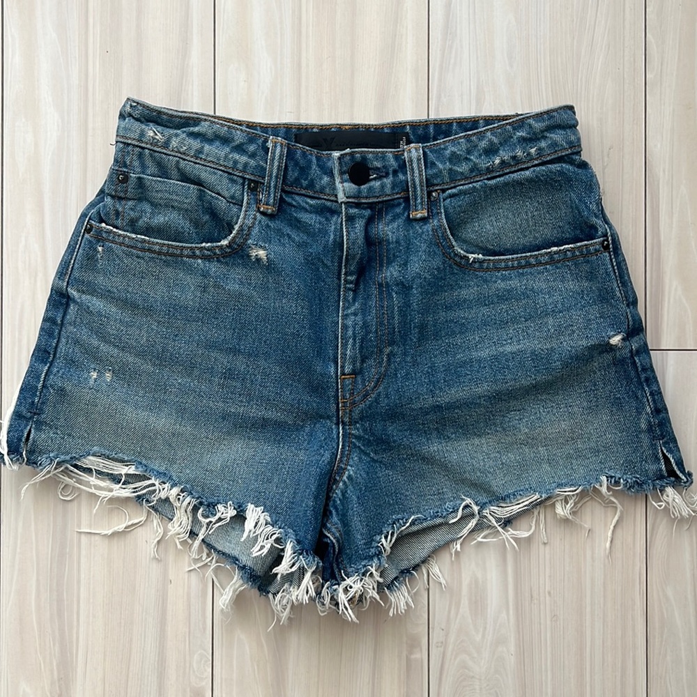 Alexandra Wang High Waisted Denim Jean Shorts | Size: 26 | Like New